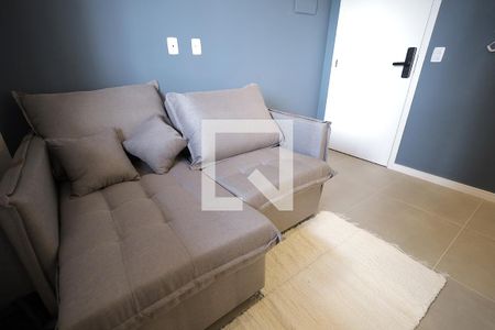 Sala de apartamento para alugar com 1 quarto, 80m² em Jardim, Santo André