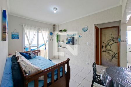 Sala de apartamento para alugar com 1 quarto, 37m² em Real, Praia Grande