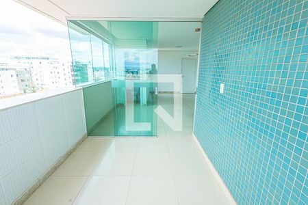 varanda de apartamento para alugar com 3 quartos, 90m² em Liberdade, Belo Horizonte