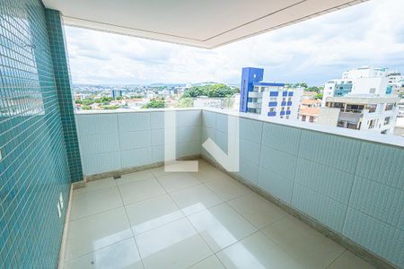 varanda de apartamento para alugar com 3 quartos, 90m² em Liberdade, Belo Horizonte