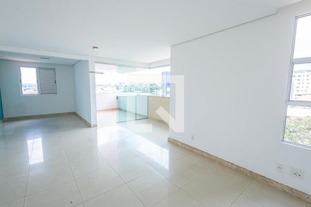 sala de apartamento para alugar com 3 quartos, 90m² em Liberdade, Belo Horizonte