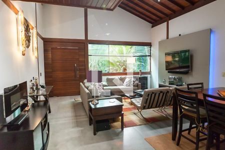 sala de casa de condomínio à venda com 3 quartos, 220m² em Vereda das Gerais, Nova Lima