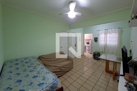 Sala de apartamento para alugar com 1 quarto, 38m² em Aviação, Praia Grande