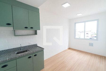 Sala/Cozinha de apartamento para alugar com 1 quarto, 24m² em Jardim Floresta, São Paulo