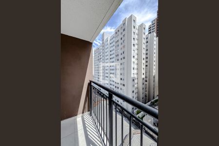 Varanda da Sala de apartamento para alugar com 1 quarto, 27m² em Brás, São Paulo
