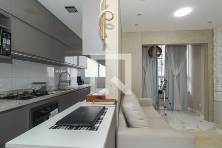 Sala de apartamento à venda com 2 quartos, 46m² em Santa Fe, Porto Alegre