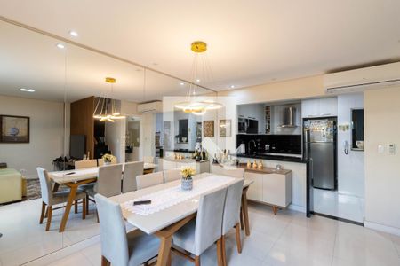 Sala e Cozinha  de casa de condomínio à venda com 3 quartos, 154m² em Vila Ré, São Paulo