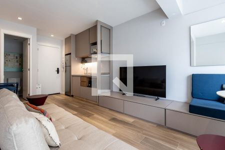 Sala de apartamento para alugar com 1 quarto, 45m² em Perdizes, São Paulo