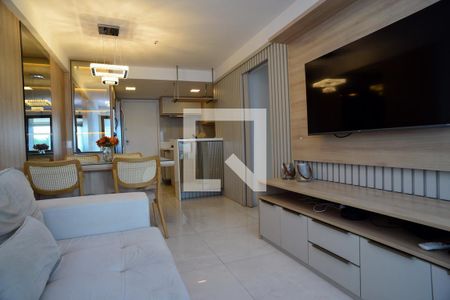 Sala de apartamento para alugar com 2 quartos, 80m² em Barra da Tijuca, Rio de Janeiro