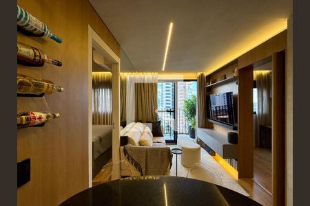 Sala de apartamento à venda com 2 quartos, 40m² em Campo Belo, São Paulo