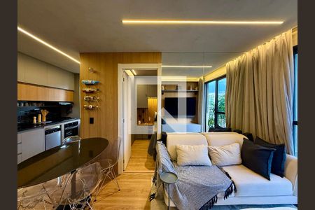 Sala de apartamento à venda com 2 quartos, 40m² em Campo Belo, São Paulo