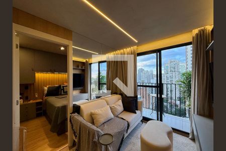 Sala de apartamento à venda com 2 quartos, 40m² em Campo Belo, São Paulo