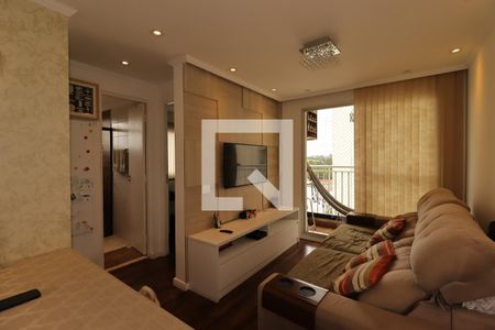 Sala de apartamento à venda com 2 quartos, 45m² em Vila Homero Thon, Santo André