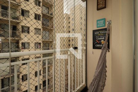 Varanda da Sala de apartamento à venda com 2 quartos, 45m² em Vila Homero Thon, Santo André