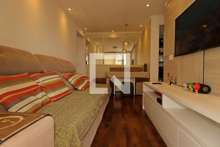 Sala de apartamento à venda com 2 quartos, 45m² em Vila Homero Thon, Santo André