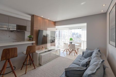 Sala de apartamento à venda com 2 quartos, 71m² em Vila Antonieta, Guarulhos