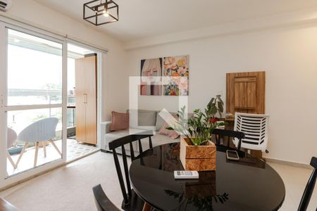 Sala de apartamento para alugar com 1 quarto, 38m² em Jardim das Acacias, São Paulo