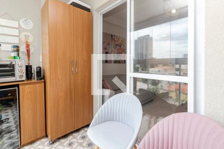 Varanda da Sala de apartamento para alugar com 1 quarto, 38m² em Jardim das Acacias, São Paulo