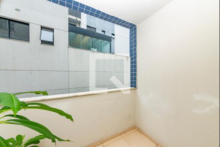 Varanda da Sala de apartamento para alugar com 3 quartos, 96m² em Grajaú, Belo Horizonte