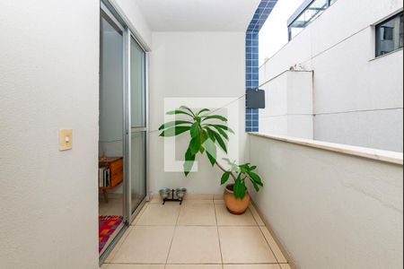 Varanda da Sala de apartamento para alugar com 3 quartos, 96m² em Grajaú, Belo Horizonte