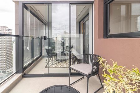 Varanda de apartamento para alugar com 1 quarto, 42m² em Indianópolis, São Paulo