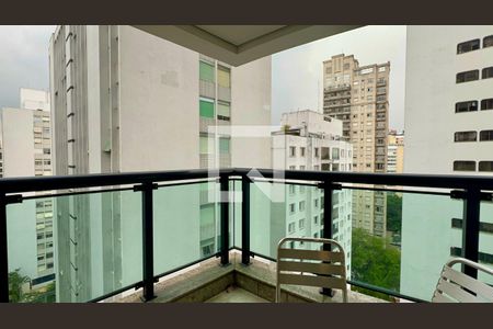 Varanda de apartamento para alugar com 2 quartos, 59m² em Paraíso, São Paulo