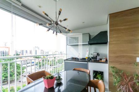 Varanda Gourmet de apartamento à venda com 3 quartos, 74m² em Jardim Paramount, São Bernardo do Campo