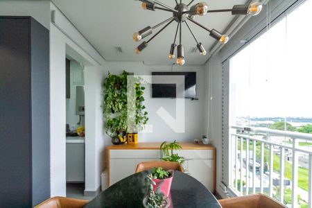 Varanda Gourmet de apartamento à venda com 3 quartos, 74m² em Jardim Paramount, São Bernardo do Campo