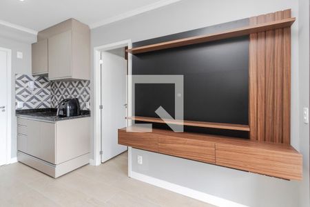 Sala/ Cozinha de apartamento para alugar com 1 quarto, 33m² em Jardim das Acacias, São Paulo