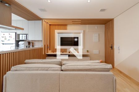 Sala de apartamento à venda com 2 quartos, 65m² em Campo Belo, São Paulo