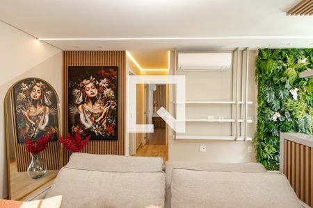 Sala de apartamento à venda com 2 quartos, 65m² em Campo Belo, São Paulo