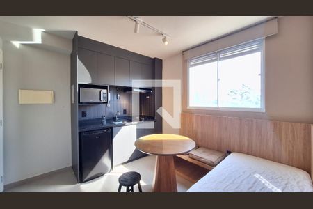 Sala/Cozinha de apartamento para alugar com 1 quarto, 24m² em Santa Cecilia, São Paulo