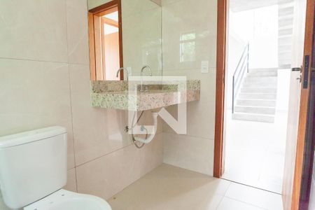 Banheiro Social de casa de condomínio à venda com 3 quartos, 165m² em Casa Branca, Brumadinho