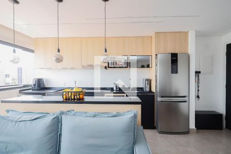 Sala / Cozinha  de apartamento à venda com 2 quartos, 52m² em Vila Gustavo, São Paulo