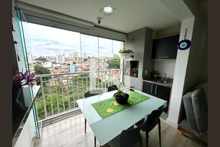 Varanda da Sala de apartamento à venda com 3 quartos, 83m² em Vila Santo Antonio, Guarulhos