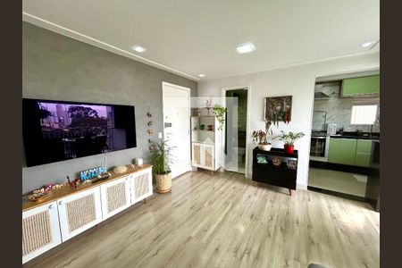 Sala de apartamento à venda com 3 quartos, 83m² em Vila Santo Antonio, Guarulhos