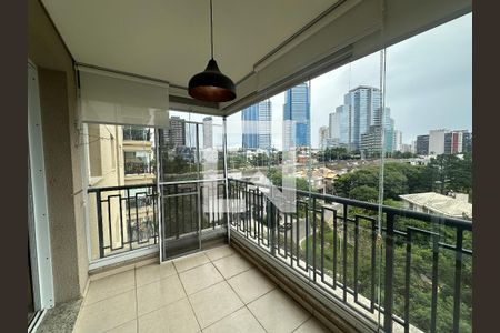 Varanda da Sala de apartamento à venda com 2 quartos, 74m² em Alphaville Conde Ii, Barueri