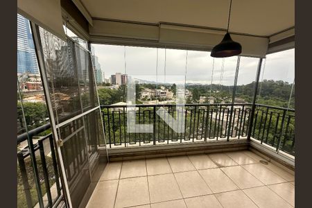 Varanda da Sala de apartamento à venda com 2 quartos, 74m² em Alphaville Conde Ii, Barueri