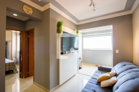Sala de apartamento à venda com 2 quartos, 60m² em Campestre, Santo André