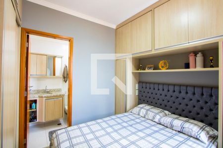 Quarto 1 - Suíte de apartamento à venda com 2 quartos, 60m² em Campestre, Santo André