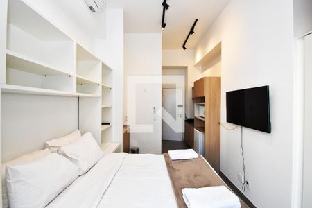 quarto estudio de kitnet/studio à venda com 1 quarto, 24m² em Vila Madalena, São Paulo