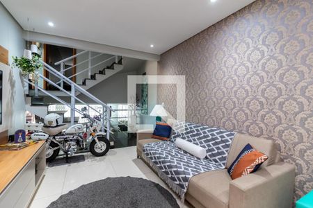 Sala de Estar de casa à venda com 3 quartos, 192m² em Vila Isolina Mazzei, São Paulo