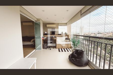 Varanda gourmet de apartamento à venda com 3 quartos, 108m² em Vila Dom Pedro Ii, São Paulo