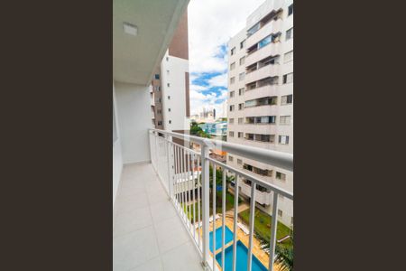 Sacada da Sala/Cozinha de apartamento à venda com 1 quarto, 30m² em Planalto Paulista, São Paulo