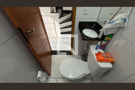 Lavabo de apartamento à venda com 2 quartos, 81m² em Vila Helena, Santo André