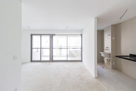 Sala/Cozinha de apartamento à venda com 2 quartos, 81m² em Brooklin, São Paulo