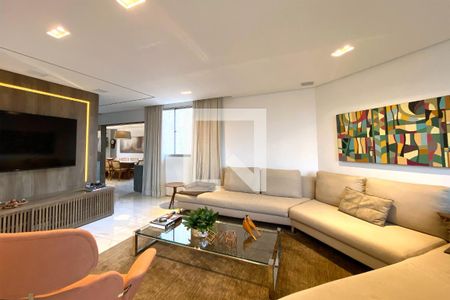 Sala de apartamento à venda com 4 quartos, 240m² em São Pedro, Belo Horizonte