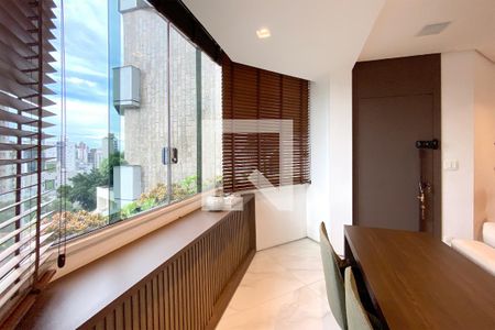 Varanda da Sala de apartamento à venda com 4 quartos, 240m² em São Pedro, Belo Horizonte
