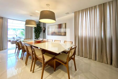 Sala de Jantar de apartamento à venda com 4 quartos, 240m² em São Pedro, Belo Horizonte