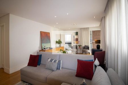 Sala de apartamento à venda com 3 quartos, 141m² em Vila Morumbi, São Paulo